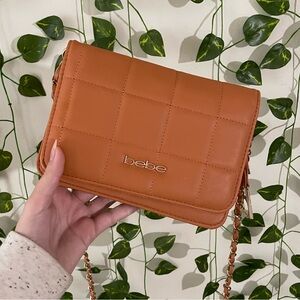 Bebe Bag - orange and gold - BNWT no callouts